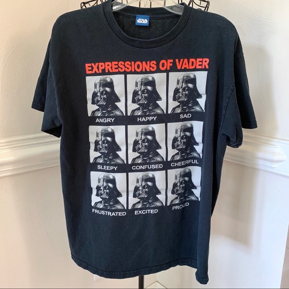 Star Wars Expressions of Vader Graphic Tee Shirt - Picture 5 of 8